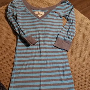 Hollister 3/4 Sleeve Tee Sz xs